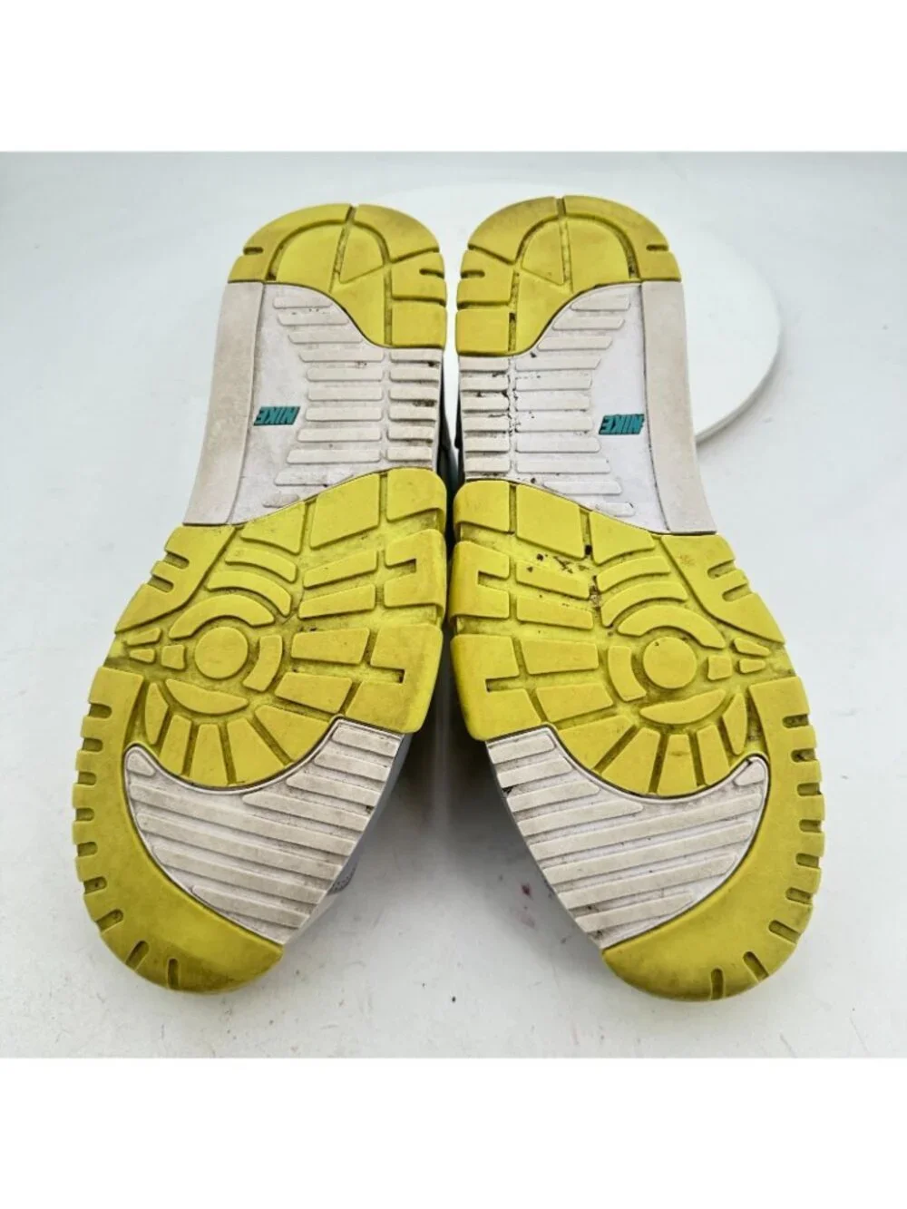 Nike Air Trainer 1 Mid Citron Men Size 9  FQ8828-100 White Grey Tea Shoes